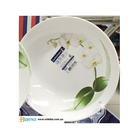 Тарелка глубокая Luminarc White Orchid N9706