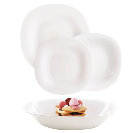 Сервіз столовий 18 предметів Luminarc Carine White N2184