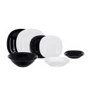 Сервіз столовий 19 предметів Luminarc Carine White&Black V8305