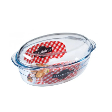 Гусятниця з жароміцного скла овальна 3.1л + 1л O CUISINE (459AC00/2043)