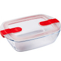 Форма для випікання з кришкою прямокутна 1,2л Pyrex Cook&Heat (215PH00/7645)
