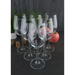 Набір келихів для вина 350мл/6шт Bohemia Colibri