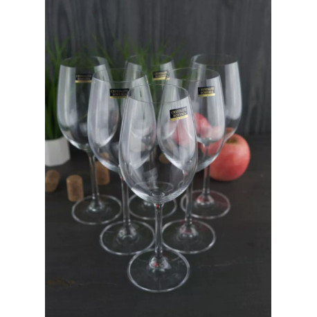 Набір келихів для вина 350мл/6шт Bohemia Colibri