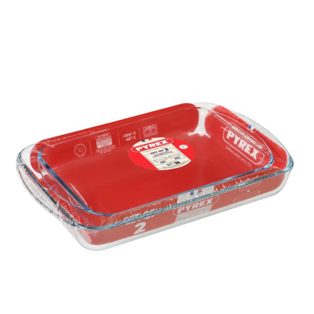 Набір форм для запікання 2шт(2,7л/3,7л) Pyrex (913S607/8044)