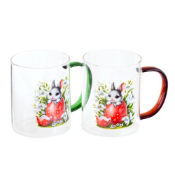Набір чашок 430мл/2шт Viva Easter Rabbit A (BCR80100H)