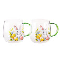 Набір чашок 420мл/2шт Viva Easter Rabbit A (BCR7590R)