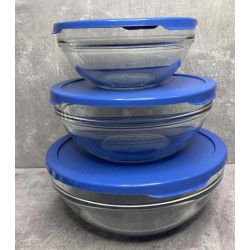 Набір з 3-х салатників (1,1л/1,7л/2,5л) Pasabahce 98304