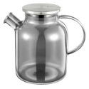 Чайник 1600мл з фільтром спіраль та металевою кришкою Wilmax Thermo SmokyGrey WL-888811002 / A