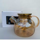 Чайник 950мл з фільтром спіраль та металевою кришкою Wilmax Thermo.Amber WL-888810003 / A