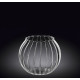 Ваза скляна кругла 10х8см Wilmax Thermo Segment WL-888971 / A