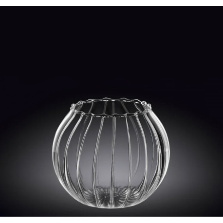Ваза скляна кругла 12х10смWilmax Thermo Segment WL-888972 / A