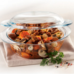 Каструля з боросилікатного скла 2,1л (1,6л+0,5л) O Cuisine (204AC00/2043)