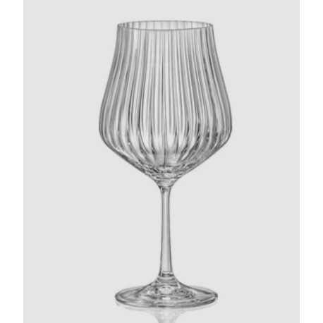 Набір келихів для вина 600мл/6шт Bohemia Tulipa optic 40894/36 600