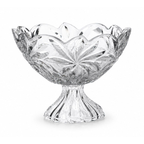Фруктовниця на ніжці 28,5см Bohemia Flora 6KG79 99X03 285 Y