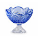 Фруктовниця на нозі 28,5см Bohemia Flora Blue 6KG79 72S96 285 M