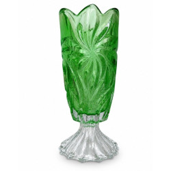 Ваза на ніжці 36,5см Bohemia Flora Green 8KH29 72T27 365 Z