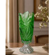 Ваза на ніжці 36,5см Bohemia Flora Green 8KH29 72T27 365 Z