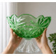 Фруктовниця на ніжці 28,5см Bohemia Flora Green 6KG79 72T27 285 Z