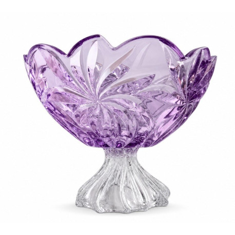 Фруктовниця на ніжці 28,5 см Bohemia Flora Amethyst 6KG79 72T30 285 F