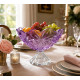 Фруктовниця на ніжці 28,5 см Bohemia Flora Amethyst 6KG79 72T30 285 F