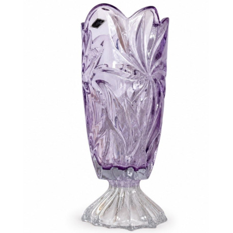 Ваза на нозі 36,5см Bohemia Flora Amethyst 8KH29 72T30 365 F