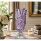 Ваза на нозі 36,5см Bohemia Flora Amethyst 8KH29 72T30 365 F