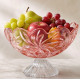 Фруктовниця на ніжці 28,5 см Bohemia Flora Pink 6KG79 72T31 285 P