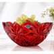 Фруктовниця 28см Bohemia Flora Red 6KG79 72T62 280 R
