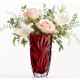 Ваза 28см Bohemia Flora Red 8KH29 72T62 280 R