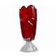Ваза на ніжці 36,5см Bohemia Flora Red 8KH29 72T62 365 R