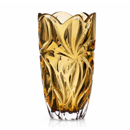 Ваза 28см Bohemia Flora Amber 8KH29 72W13 280 H