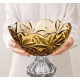 Фруктовниця на нозі 28,5см Bohemia Flora Amber 6KG79 72W13 285 H