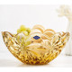 Фруктовниця 28см Bohemia Flora Amber 6KG79 72W13 280 H