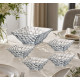 Набір салатників 5 предметів (26см+4х17,5см) Bohemia Marble 99999 99W24 400