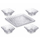 Набір салатників 5 предметів (блюдо 26 + 4х11см) Bohemia Marble 99999 99W24 401