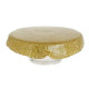 Блюдо для торта Ardesto Golden ice 28х9.5см золотистий AR5053