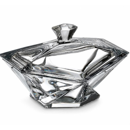 Цукерниця з кришкою 22,5см Bohemia Origami 5K952 99V36 225