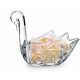 Цукерниця 18см Лебідь Bohemia 7KG13 99S83 180