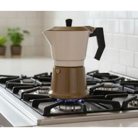 Кавоварка гейзерна 300мл "Espresso Moka" Maestro MR-1657-6-BEIGE