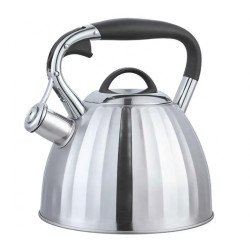 Чайник зі свистком 3л Zauberg ZB19/3 (чорна ручка)