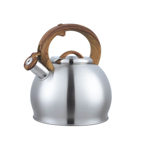 Чайник зі свистком 3л Zauberg ZB22/3 (коричнева ручка)