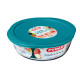 Форма для випікання кругла з кришкою 26х23х8см/2.3л Pyrex Cook&Store (208P000/7646)