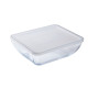 Форма для випікання прямокутна з кришкою 22х17см/1.3л Pyrex Daily (342P000/3646)