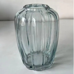 Ваза Ardesto Aquamarine 18.7х25см (скло) синій AR3838