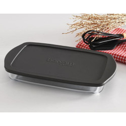 Форма для запікання з кришкою (прямокутна) 1,95л/34*19см Боркам Pasabahce 59006g