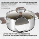 Каструля 4,3 л Maestro MR-3560-24