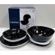 Сервіз столовий 19 предметів Luminarc Carine White&Black V8305