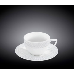 Чашка капучино&блюдце 170мл Wilmax Diamond WL-880.101.402 / AB