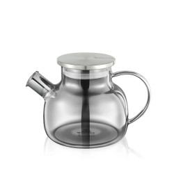 Чайник 950мл з фільтром спіраль та металевою кришкою Wilmax Thermo SmokyGrey WL-888.810.002 / A