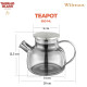Чайник 950мл з фільтром спіраль та металевою кришкою Wilmax Thermo SmokyGrey WL-888.810.002 / A